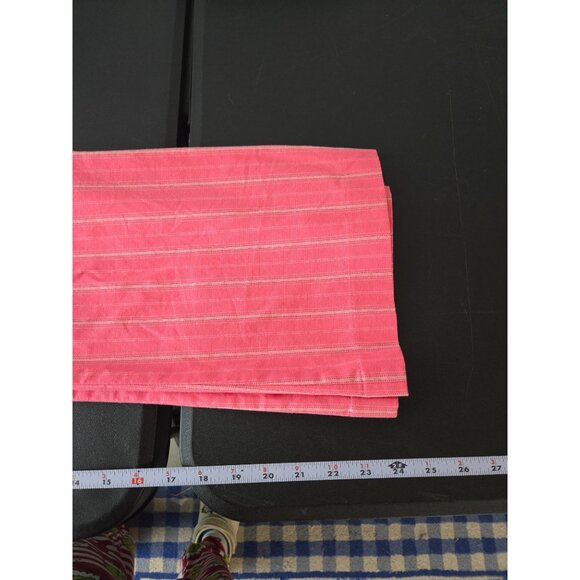 Express Womens Pink Pinstripe Editor Pants Size 6 Old Money Y2K 2000s Preppy - Picture 8 of 10